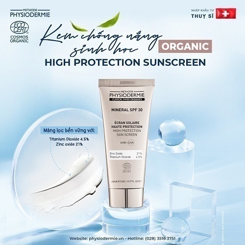 Kem chống nắng sinh học organic High Protection Sunscreen