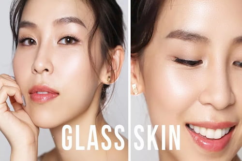 Biến "lọ lem" thành "công chúa" nhờ kem nền siêu mịn 3 trong 1 1 Glass Skin - da phản chiếu ánh sáng