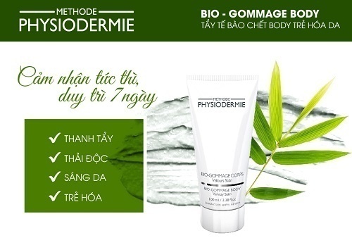 Viêm lỗ chân lông ở chân tay. Dễ gặp nhưng dễ trị! 3 Tẩy tế bào chết sinh học cơ thể Bio – Gommage Body Velvety Satin