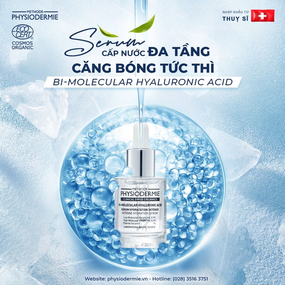 Bệnh Đỏ Da Mặt Là Bệnh Gì? 6 Serum cấp nước đa tầng Bi-molecular Hyaluronic Acid Bioserum