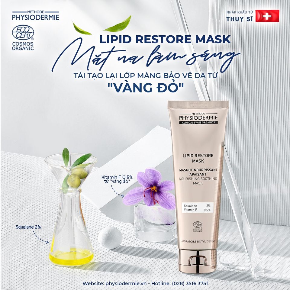 Khôi phục hàng rào bảo vệ da với Lipid Restore Mask 3 Lipid Restore Mask