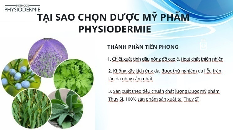 Tai biến da do Demodex - Điều trị & dự phòng tái phát 6 Điều trị bằng dược mỹ phẩm Physiodermie