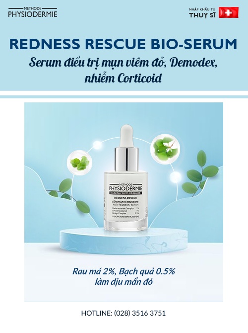 Da nhiễm corticoid - Nguyên nhân & dấu hiệu nhận biết 4 Serum phục hồi da