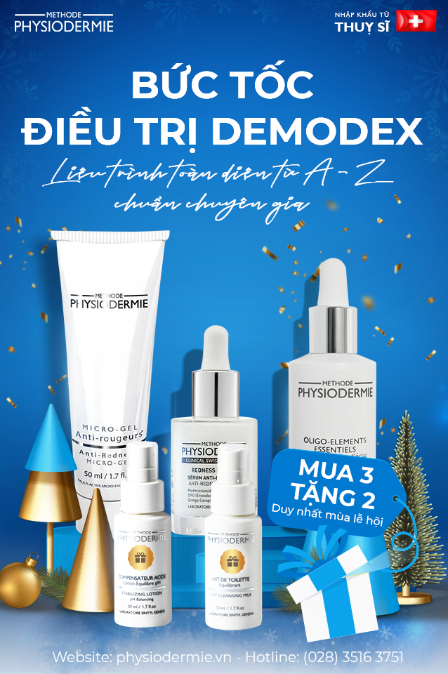 Da bị Demodex có chữa khỏi không? Chữa bao lâu? 4 Liệu trình điều trị demodex chuẩn chuyên gia từ Physiodermie