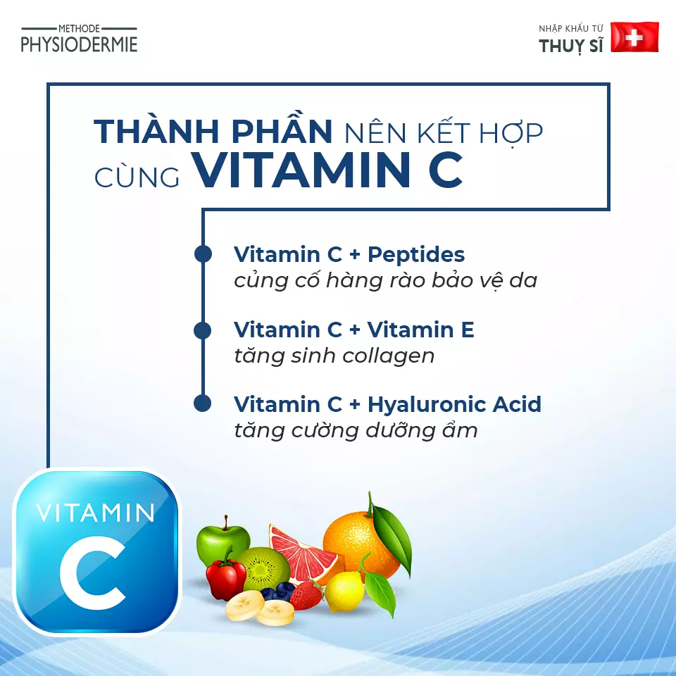 dung vitamin c dung cach1 Dùng vitamin C đúng cách nên kết hợp với thành phần nào?