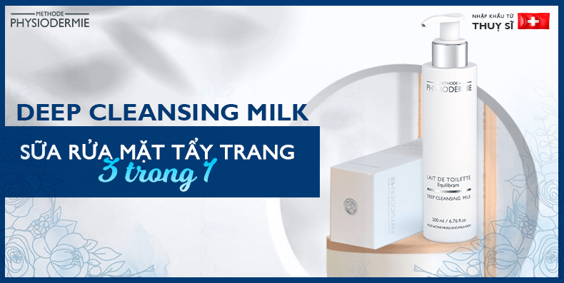 Deep cleasing milk chua Axit Linoleic tot cho lan da mai toc