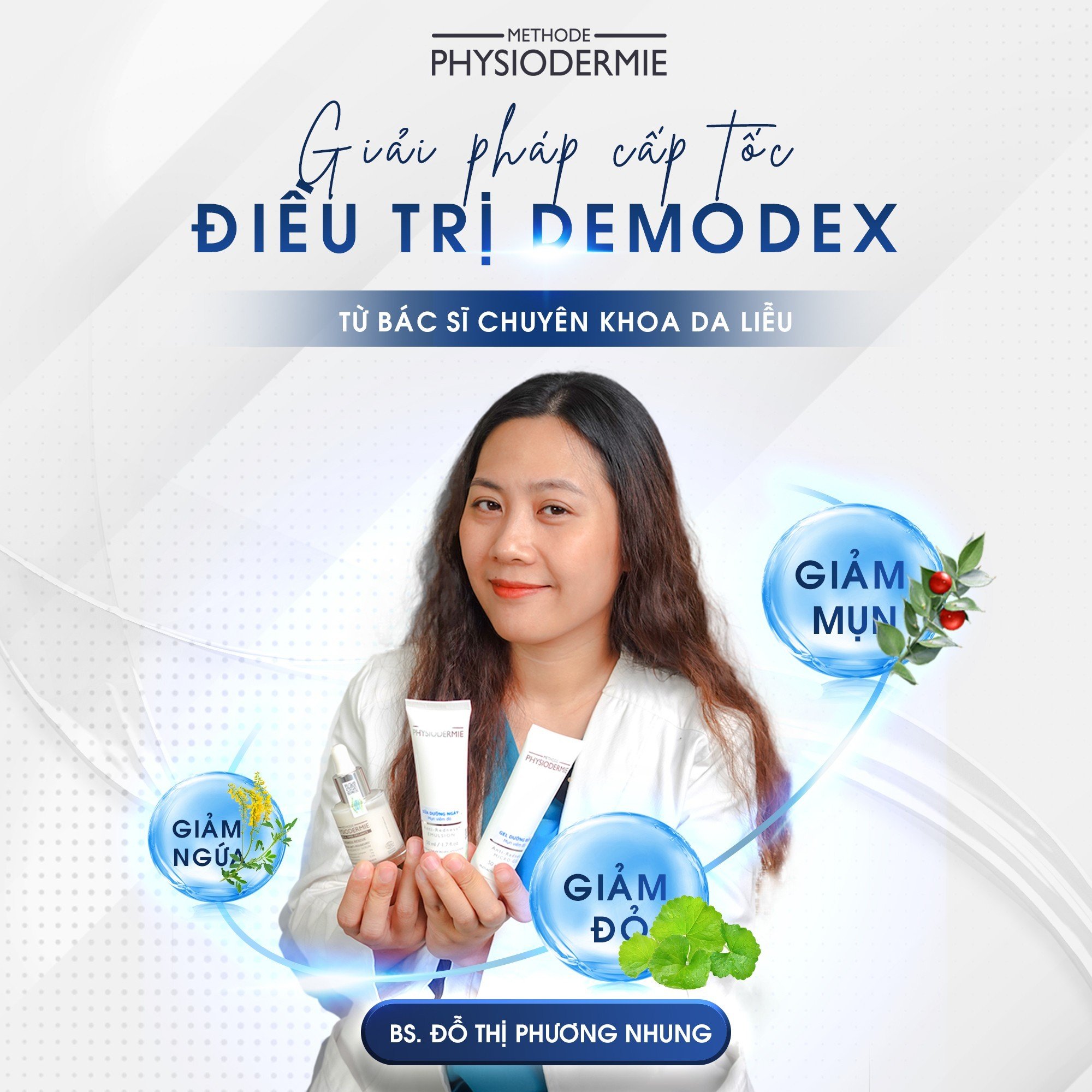 Giải pháp CẤP TỐC điều trị Demodex từ bác sĩ Chuyên Khoa Da Liễu