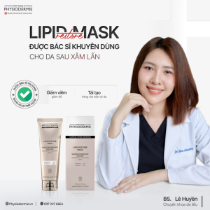 Lipid Restore Mask chinh la mat na giup phuc hoi da nhay cam sau xam lan