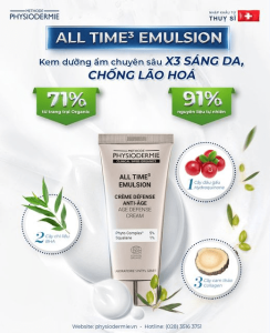 All Time³ Emulsion Kem duong sang da va chong lao hoa chuyen sau