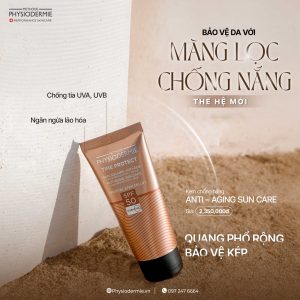 Kem chong nang Anti Aging Suncare SPF50 ngan ngua lao hoa da