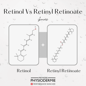 Su khac nhau ve cong thuc hoa hoc cua Retinol va Retinyl Retinoate