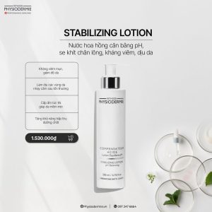 Nuoc hoa hong Stabilizing Lotion can bang do pH lam diu va khang mun viem