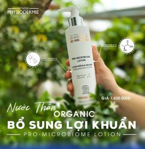 Pro microbiome Lotion bo sung loi khuan giup can bang do am cho lan da dau