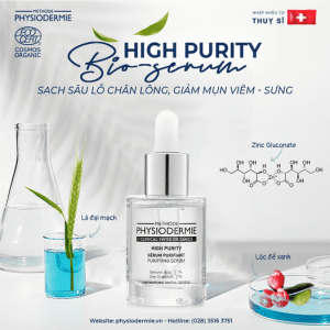 high purity bio serum chinh la giai phap loai bo mun dau den va kiem soat ba nhon hieu qua