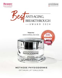 optimum lift emulsion chien thang o hang muc kem chong lao hoa tot nhat tai beauty and wellness awards 2024