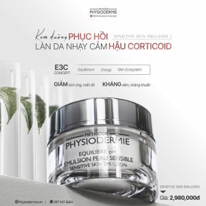 Kem duong Sensitive Skin Emulsion chinh la san pham phuc hoi chuyen dung cho spa