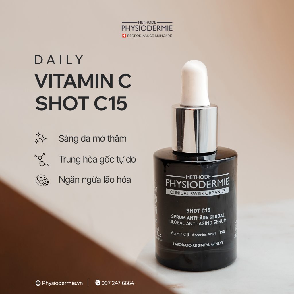 Tinh chat Vitamin C tuoi huu co Shot C15