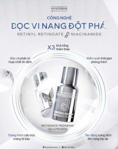 huyet thanh retinol ung dung cong nghe boc vi nang 3 lop tang kha nang tham thau