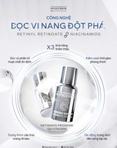 Huyet thanh Retinoate Program ung dung cong nghe boc vi nang rat an toan cho da