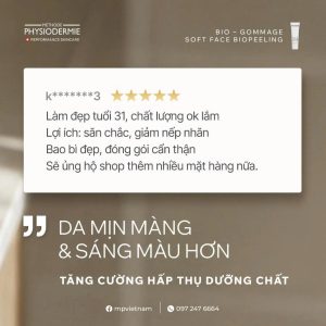 te bao chet Soft Face Biopeeling duy tri lan da tuoi tre