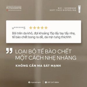 te bao chet Soft Face Biopeeling loai bo te bao chet nhe nhang