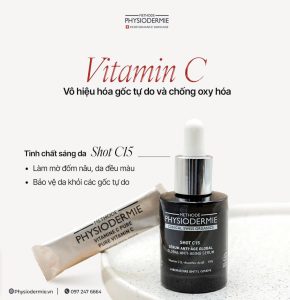 Goi y san pham ShotC15 chua 15 Vitamin C tinh khiet o dang L Ascorbic Acid