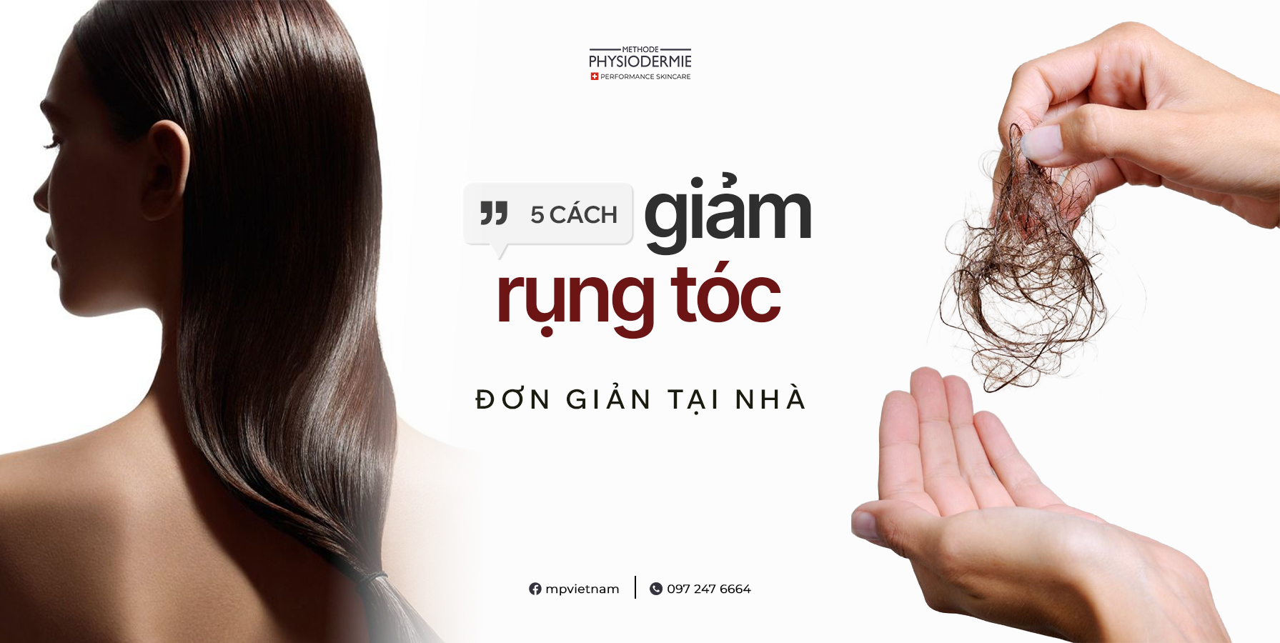 5 cách giảm rụng tóc tại nhà