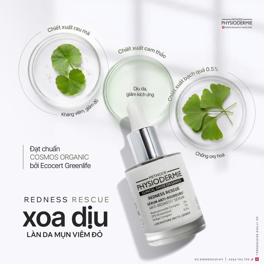 Serum giam do lam diu da nhay cam Redness Rescue Serum giam do lam diu da nhay cam Redness Rescue