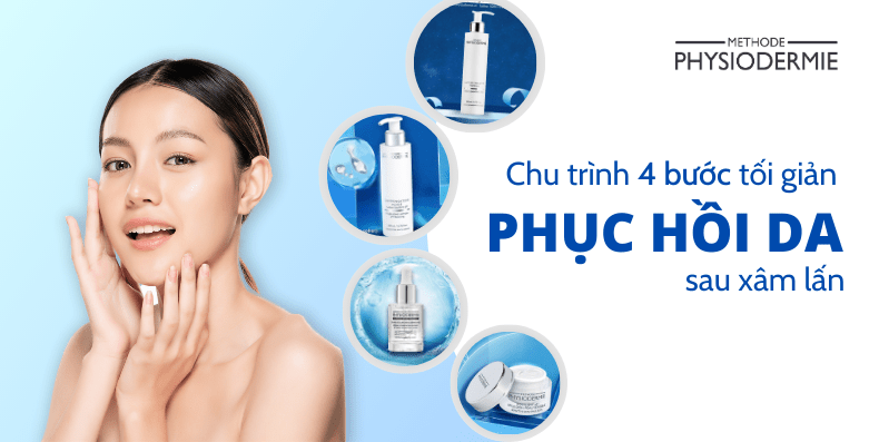 COVER CHU TRINH 4 BUOC phục hồi da hồng ban sau viêm
